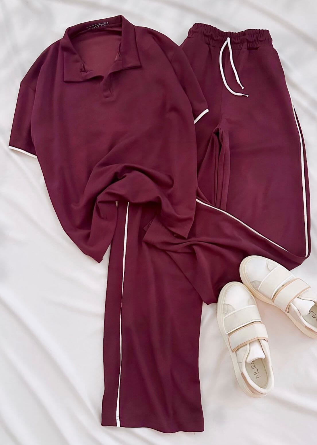 Bordo YS Biye Detay Takım