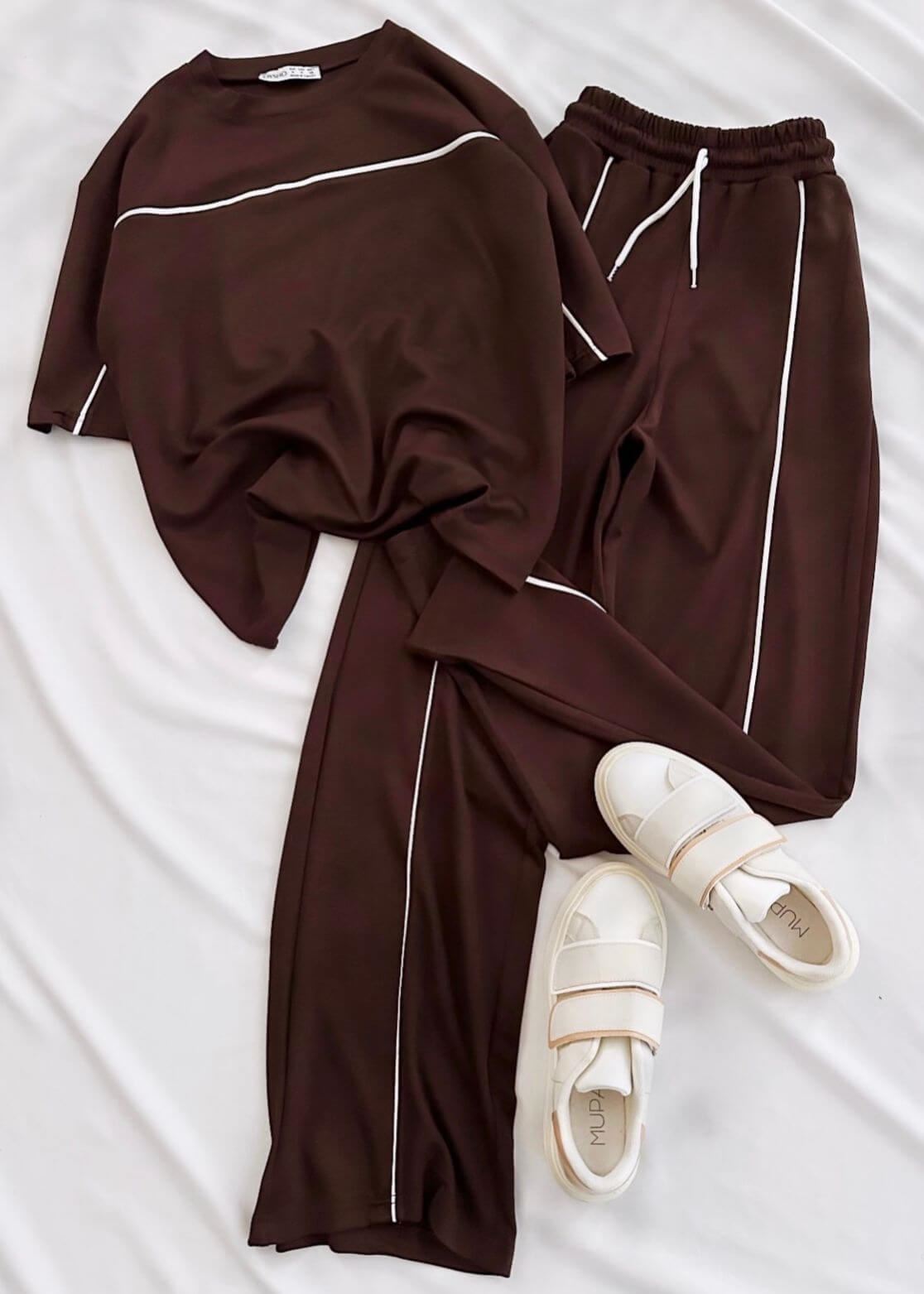 Kahverengi Biye Emj Modal Takım