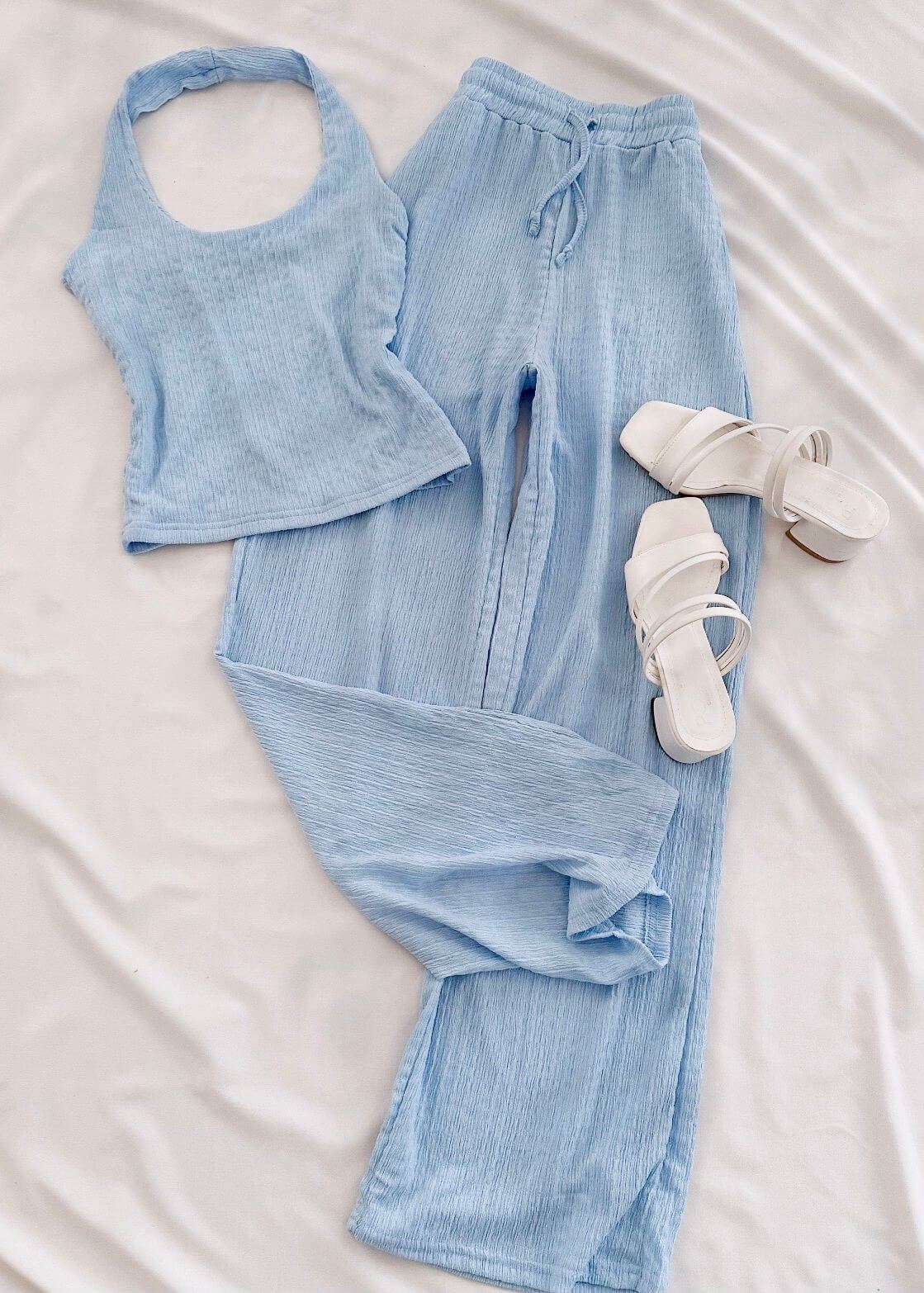 Mavi Boyun Geçme Detay Takım