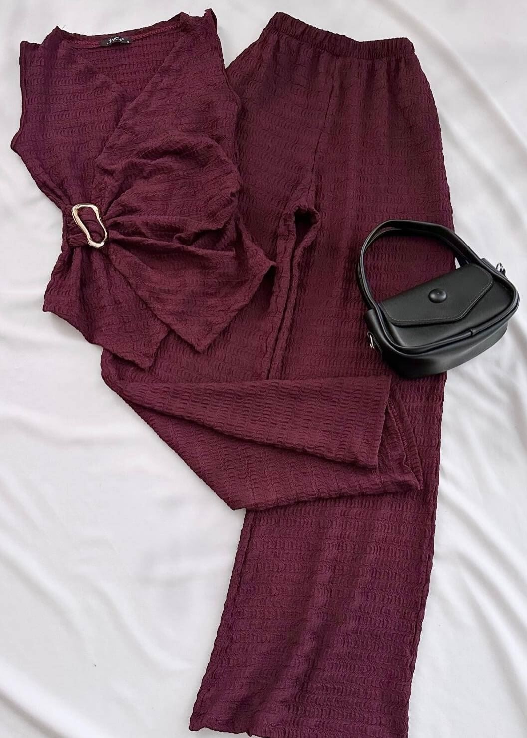 Bordo Emj Toka Detay Takım