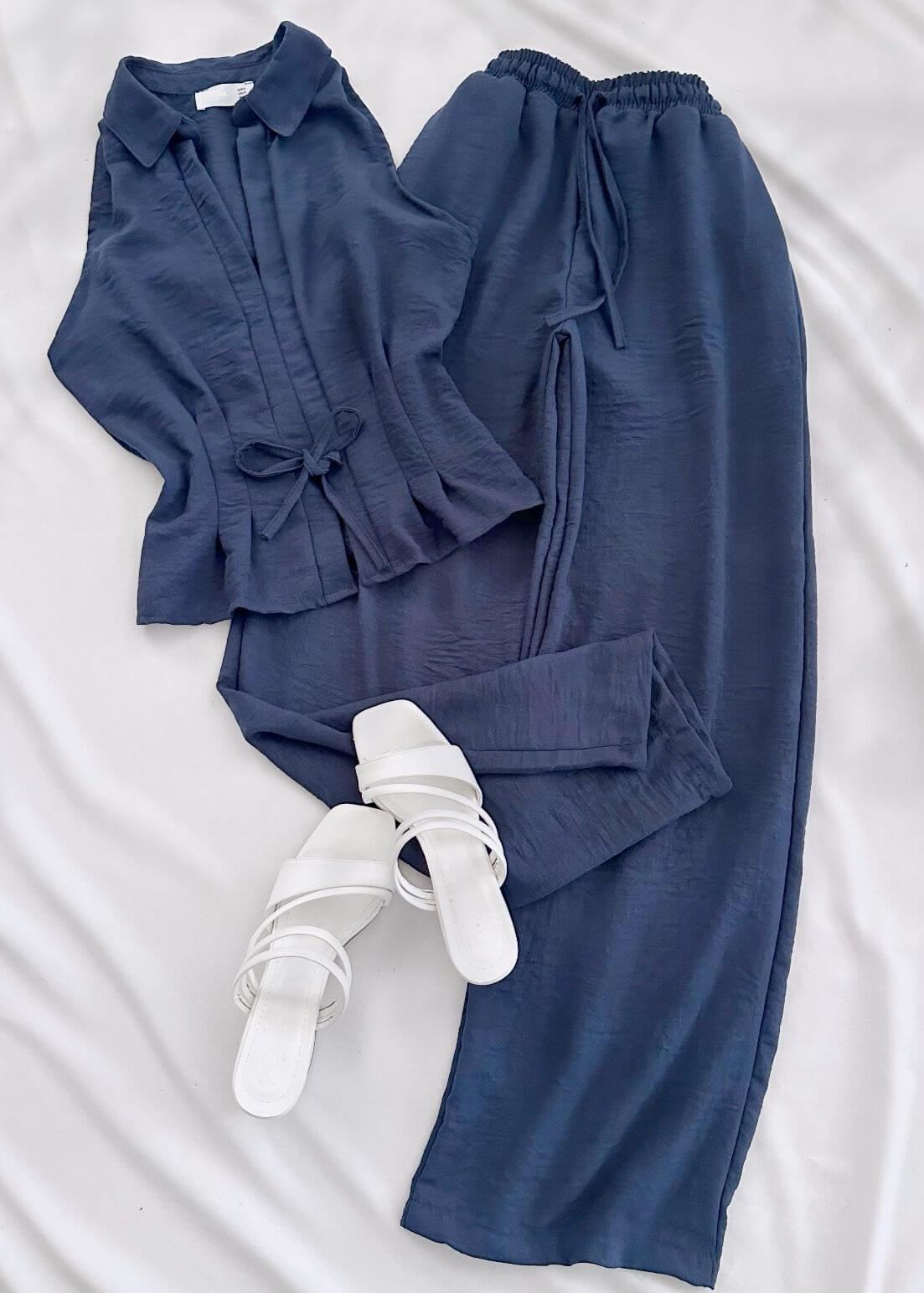 Lacivert Pinterest Keten Takım
