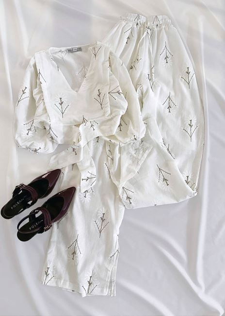 Kahverengi DLL Kruvaze Astarlı Pantolon Takım