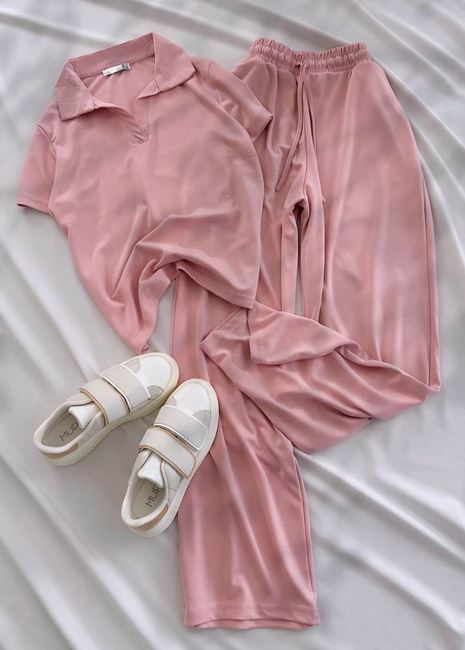 Pembe Mdl Polo Yaka Takım