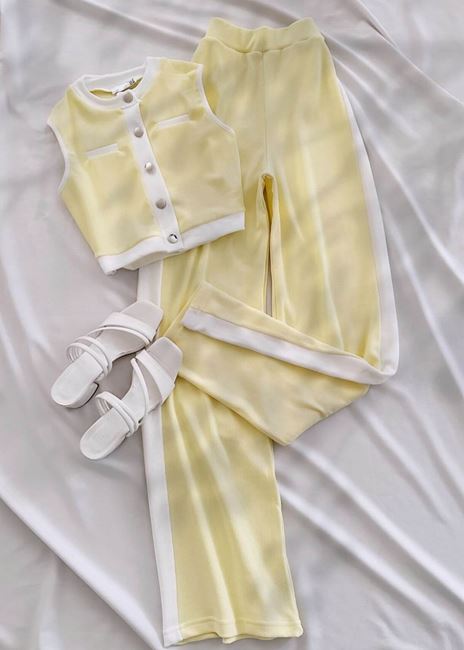 Sarı Atlet Kol Ottoman Takım