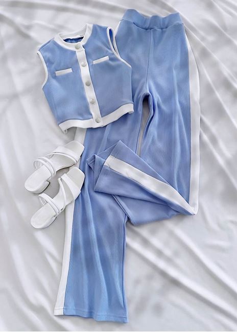 Lila Atlet Kol Ottoman Takım