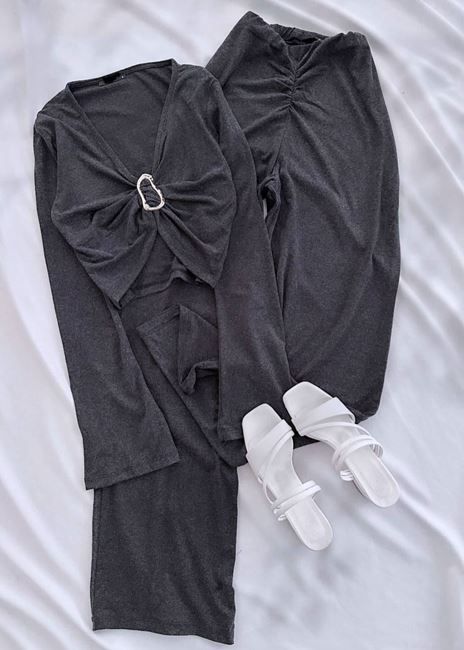 Antrasit Uzun Toka Detay Takım