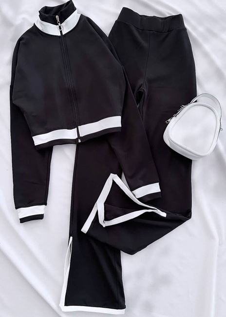 Siyah Oysh Şerit Takım