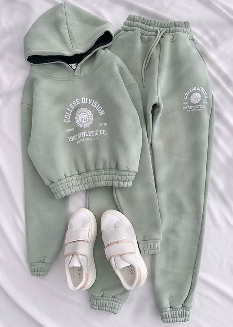 Yeşil Athletic 3 İplik Eşofman Takımı