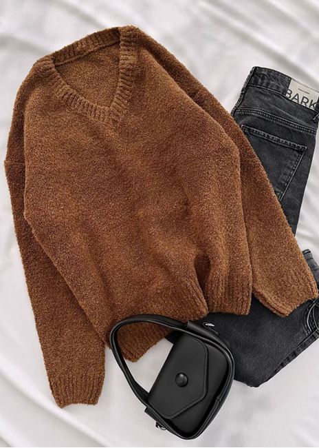 Kahverengi Yumoş Kazak