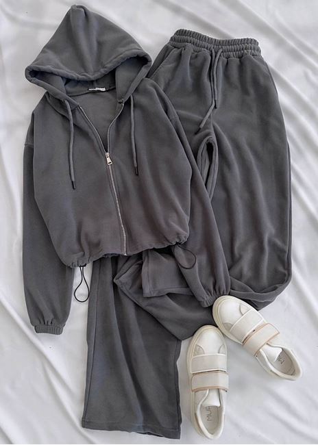 Antrasit Polar Bel Stoperli Takım