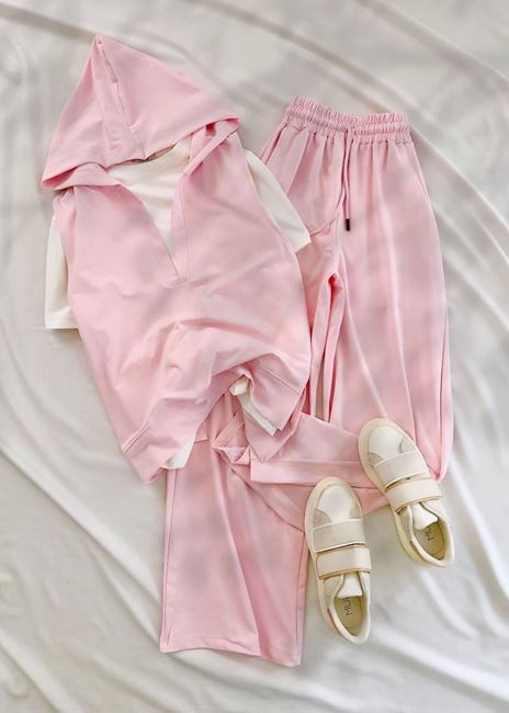 Pembe 3’Lü Eşofman Takımı