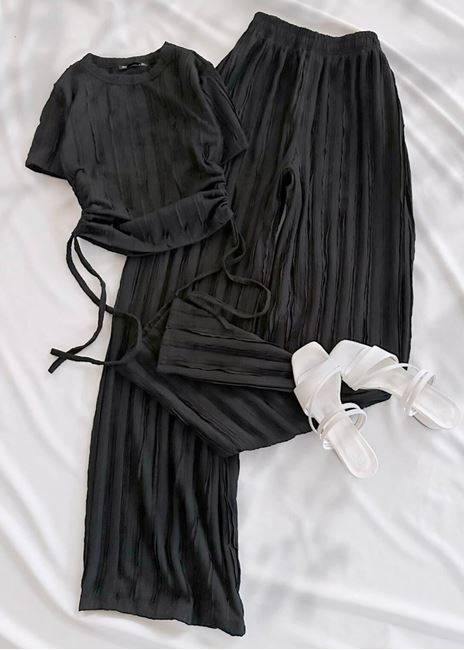 Siyah YS  Yan Büzgü Takım