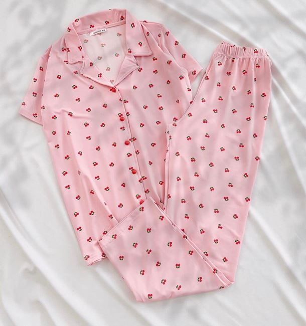 Pembe Kiraz Pijama Takımı