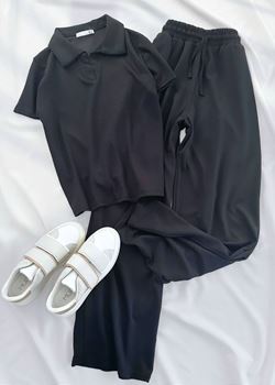 Siyah Mdl Polo Yaka Takım