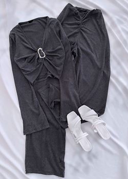 Antrasit Uzun Toka Detay Takım