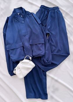 Mavi Cep Detay Oys Ceket Takım