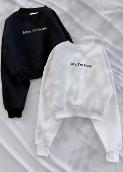 Siyah Sorry Sweat