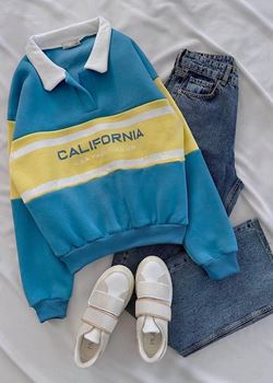 Mavi Ca Polo Yaka Sweat