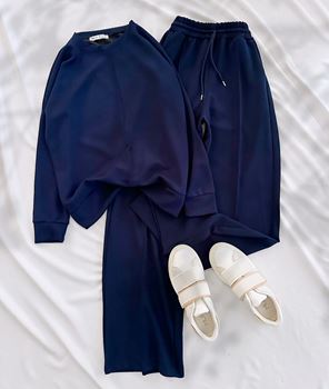Lacivert Basic Modal Eşofman Takımı