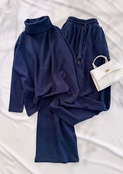 Lacivert Balıkçı Lazer Kesim Selanik Takım