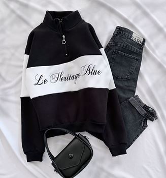 Siyah Lhb Çift Renk Sweat