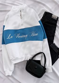 Beyaz Lhb Çift Renk Sweat 