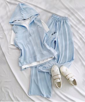 Mavi 3’Lü Eşofman Takımı