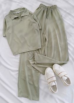 Yeşil Polo Yaka Mlj Basic Takım