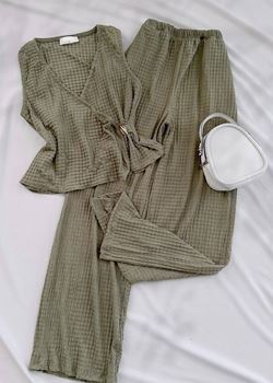 Yeşil Toka Detay Bubble Takım