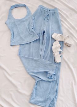 Mavi Boyun Geçme Detay Takım