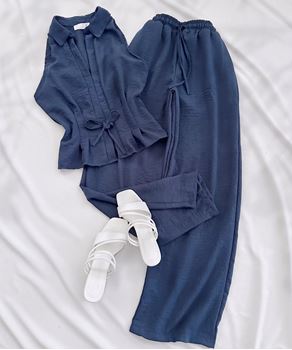 Lacivert Pinterest Keten Takım